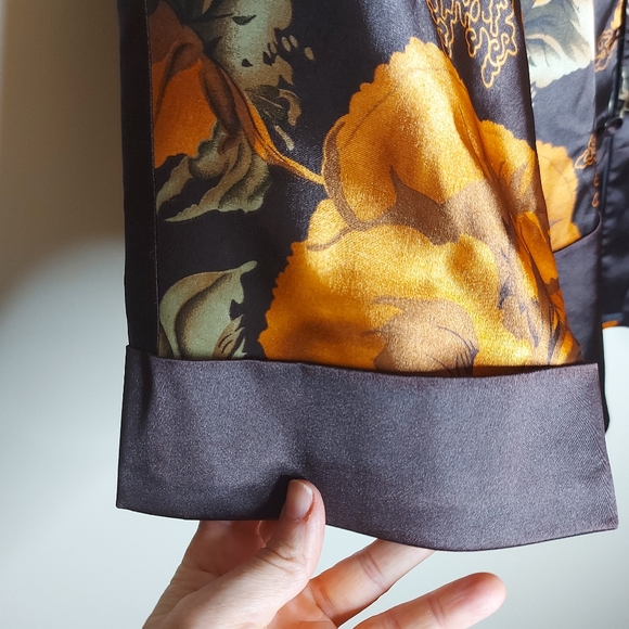 Oversized vintage satin jacket🏵️🌿 - Picture 6 of 10